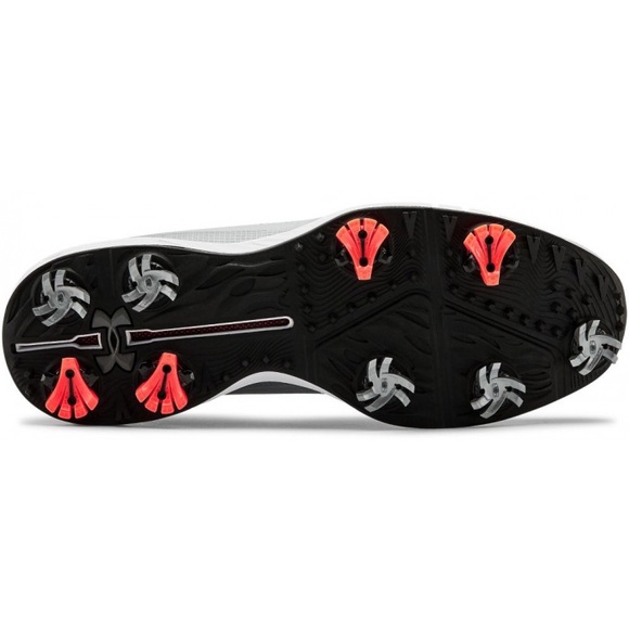 Under Armour HOVR Matchplay Mens Golf Shoes Size 8E Wide Grey Cleats 3023329-103 - Picture 4 of 7